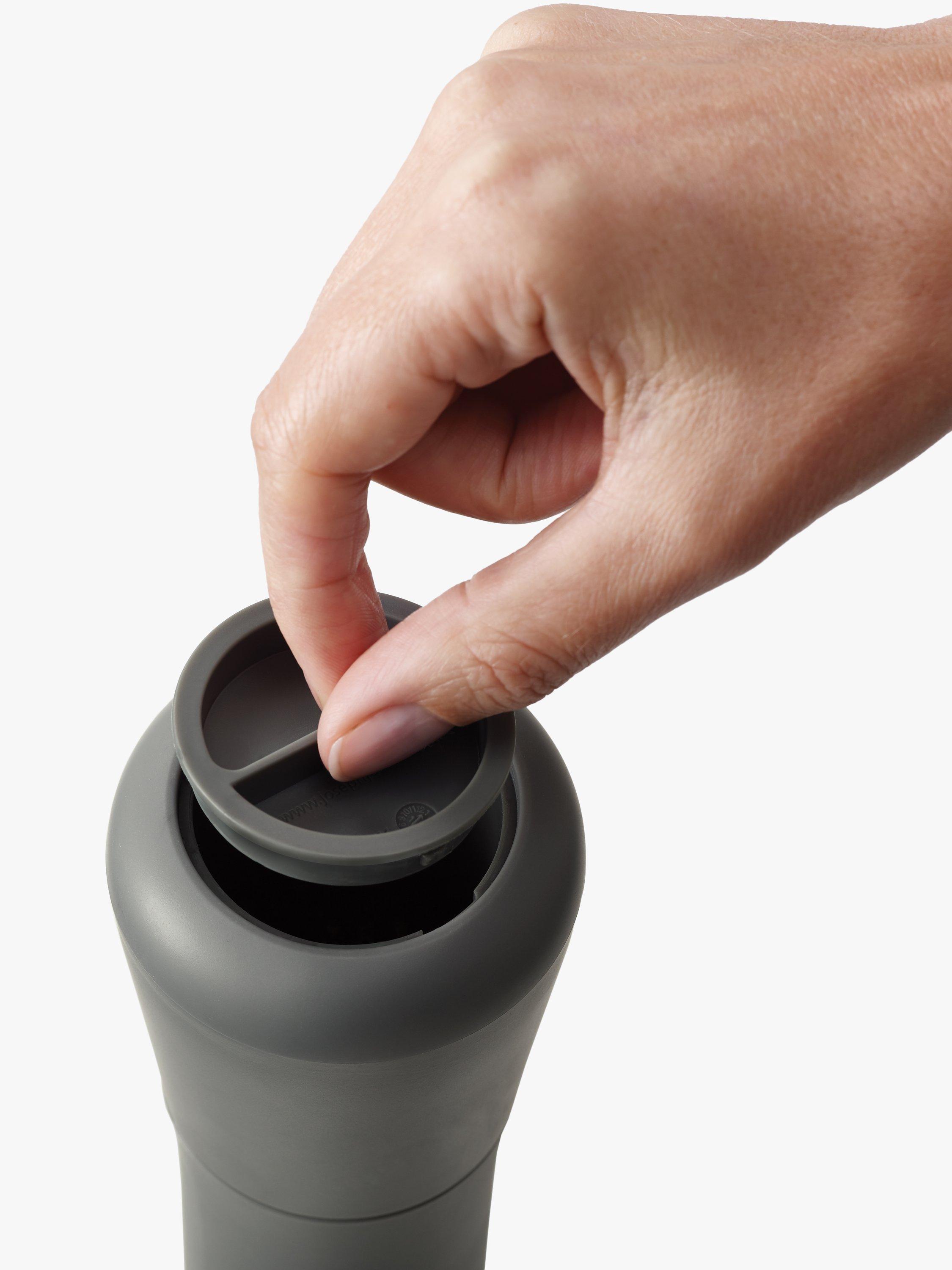 Joseph Joseph salt and pepper mills Milltop set of 2 grey (British brand)