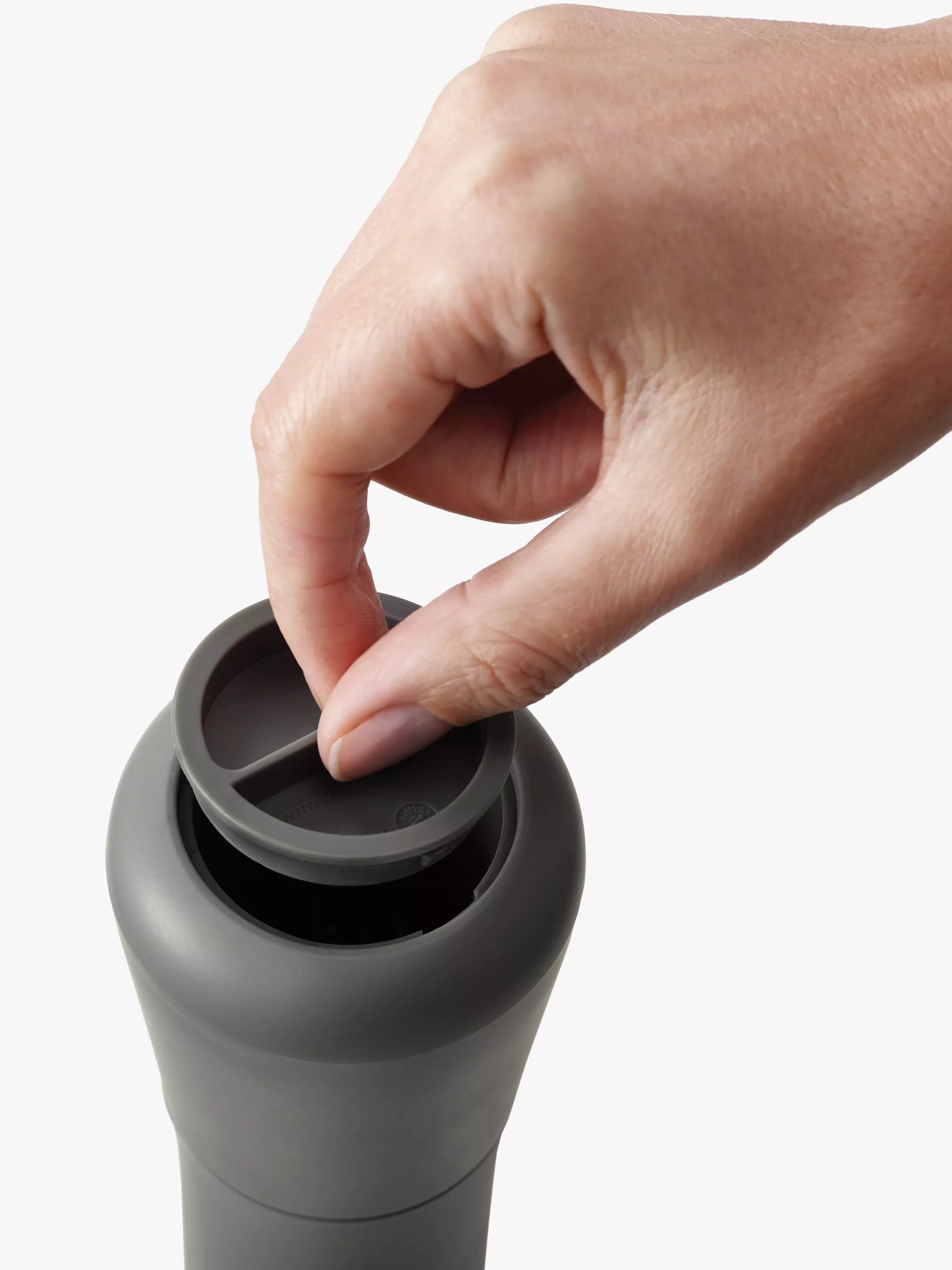 Joseph Joseph salt and pepper mills Milltop set of 2 grey (British brand)