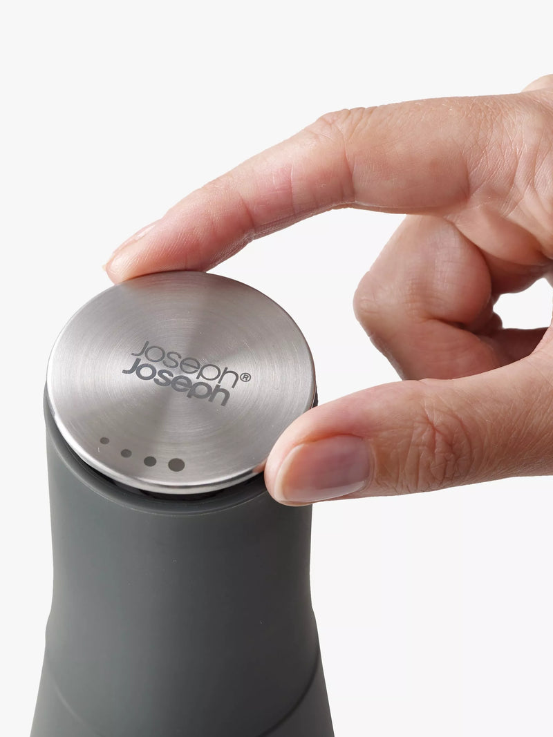 Joseph Joseph salt and pepper mills Milltop set of 2 grey (British brand)