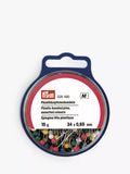 Prym plastic head straight pins 15g, imported from the UK