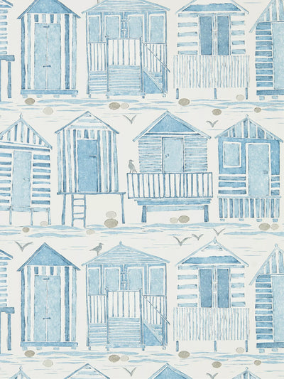 Sanderson Beach Huts Dekorative Tapete