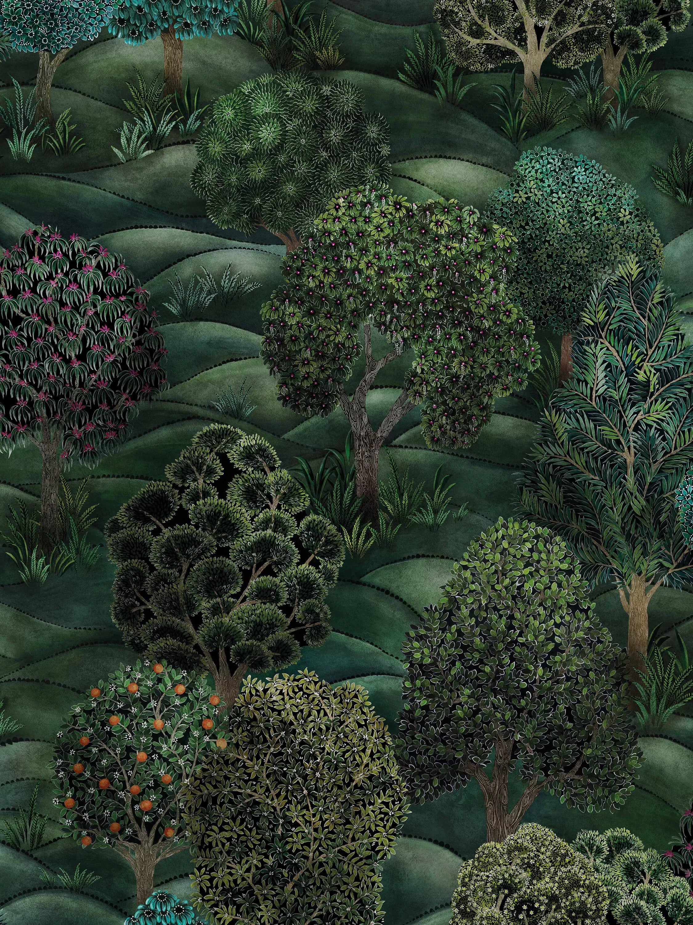 Cole & Son Forest wallpaper 10m roll, UK version