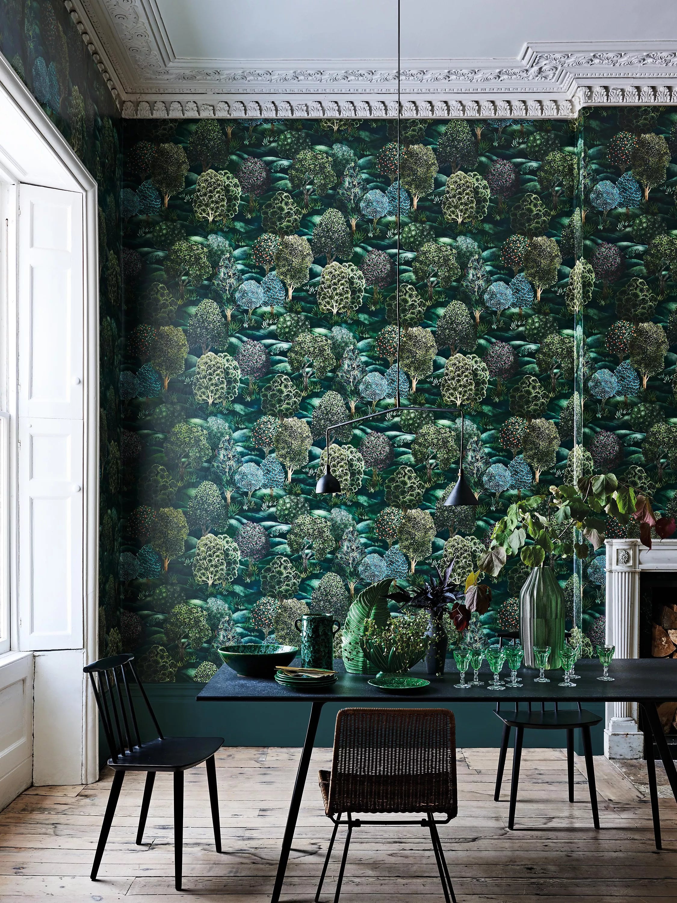 Cole & Son Forest wallpaper 10m roll, UK version
