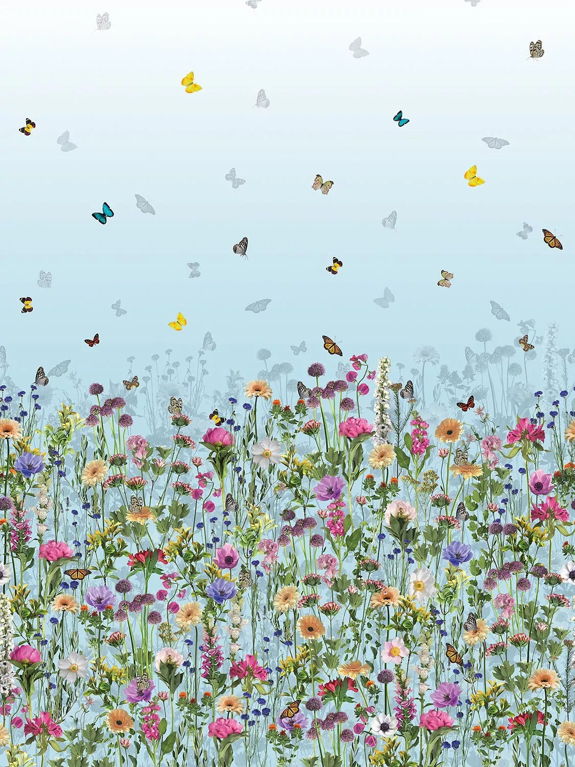 Matthew Williamson Deya Meadow wallpaper panel - British product