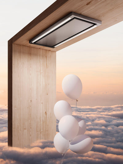 Elica Cloud Seven 90 cm avtrekkshette i rustfritt stål