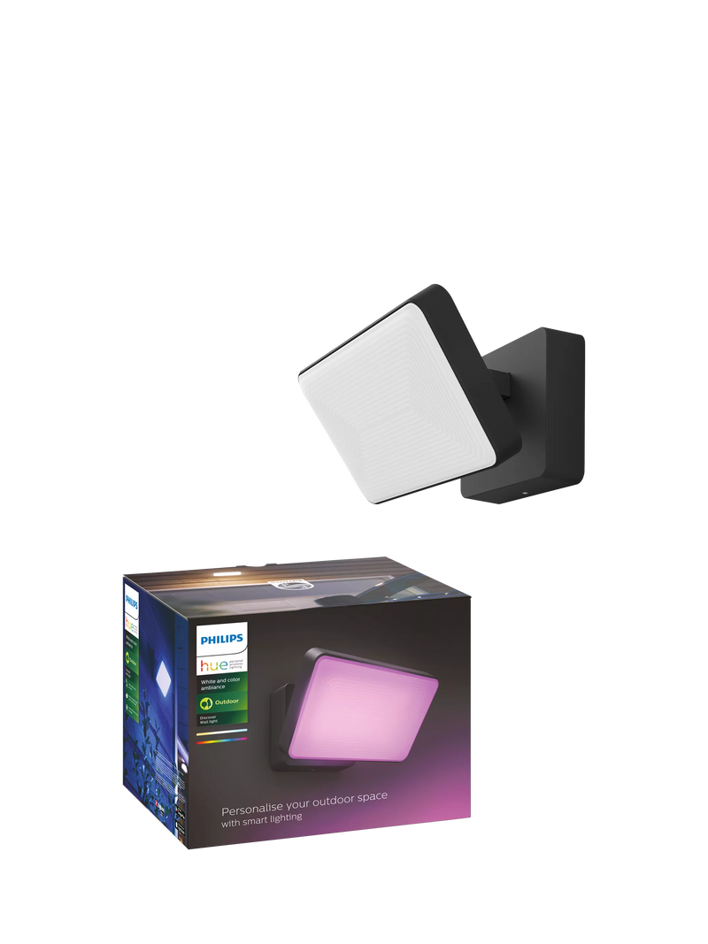 Philips Hue smart outdoor floodlight black, UK version