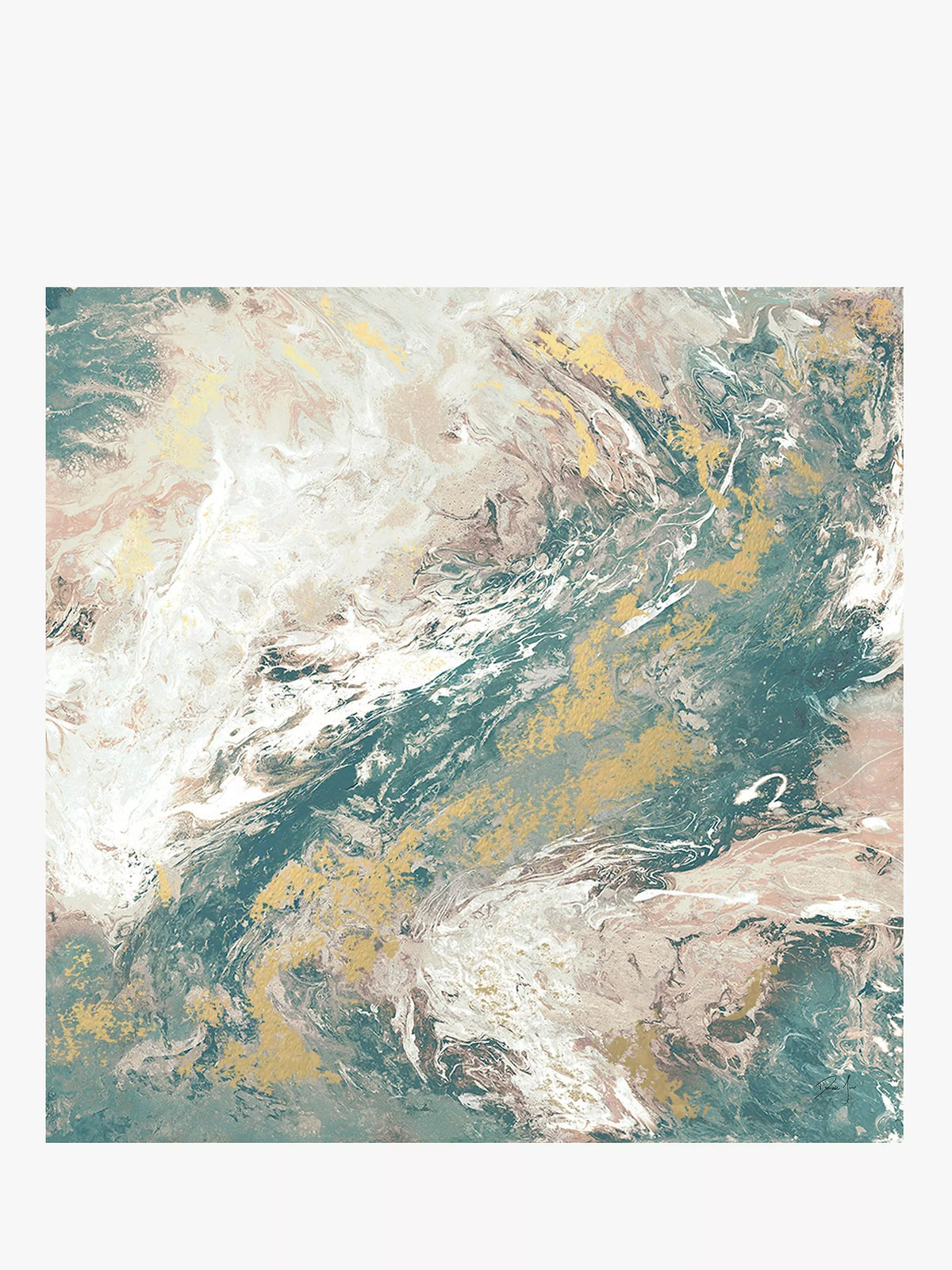 John Lewis Meditation abstract canvas 100x100cm - British product