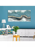 Dominic James Studio Influx abstract canvas print 60x120cm - British product