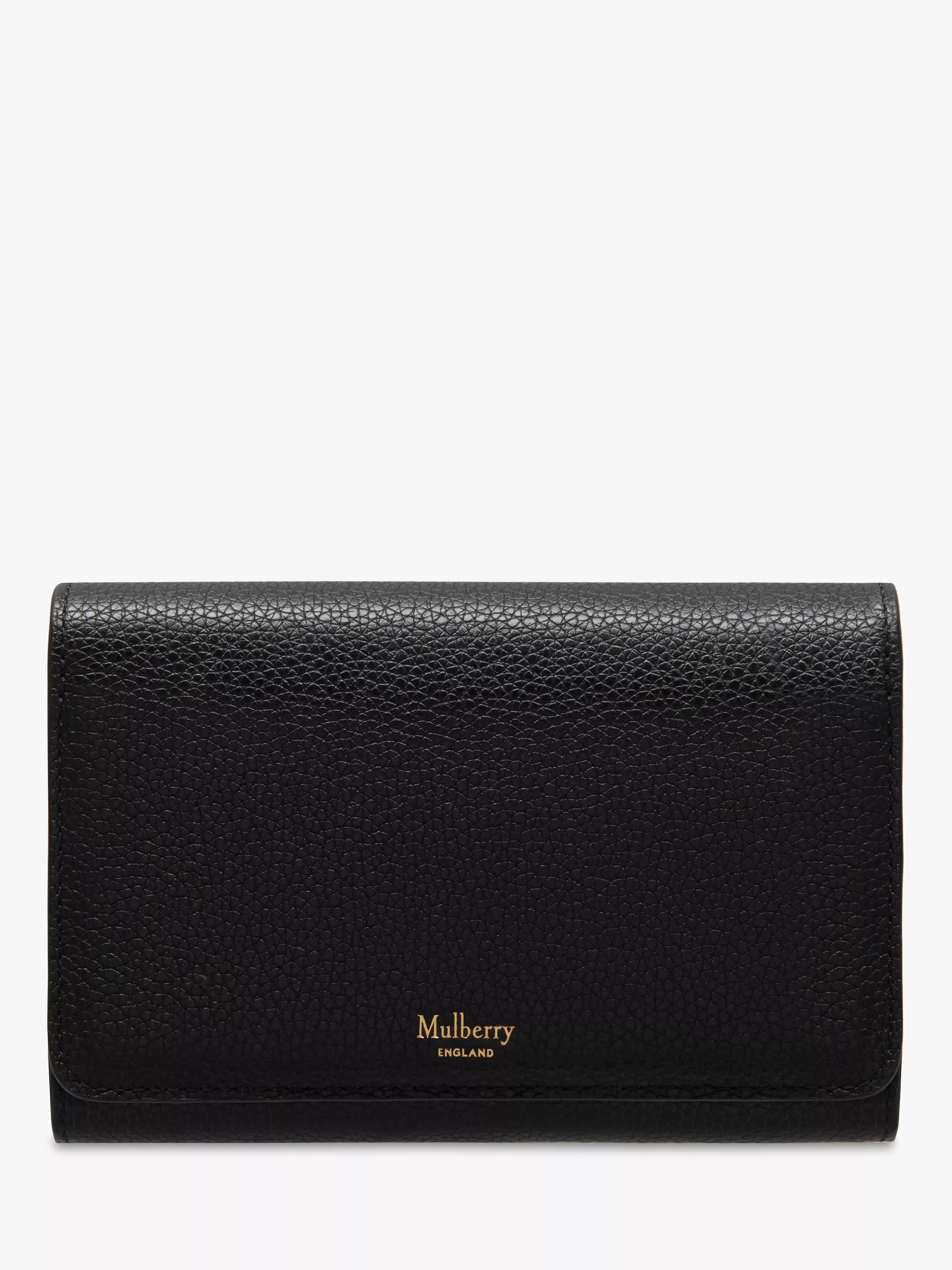 Mulberry Continental Small Classic Grain Leather Medium French Purse