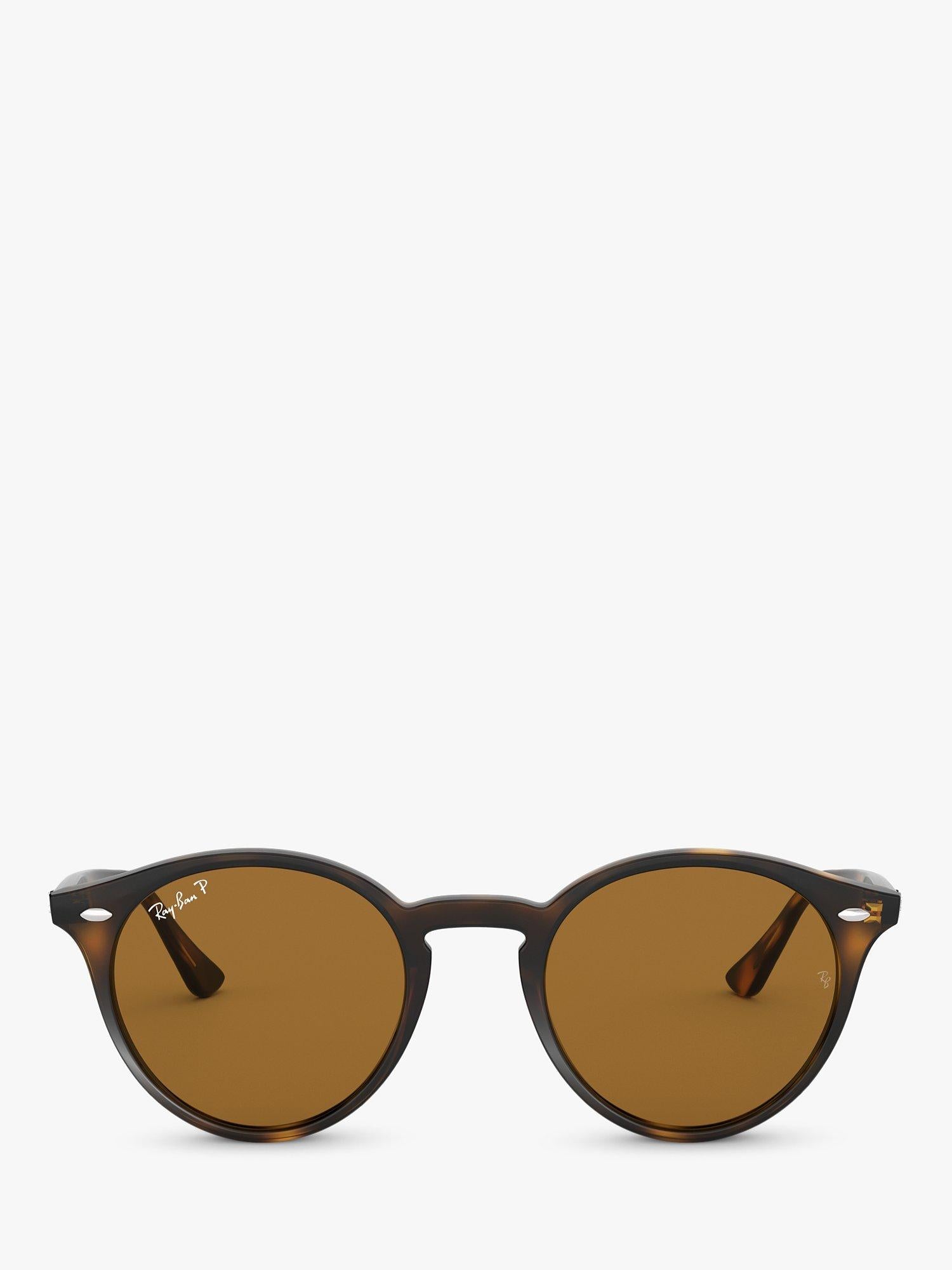 Ray-Ban round sunglasses shiny dark Havana 49mm - British product