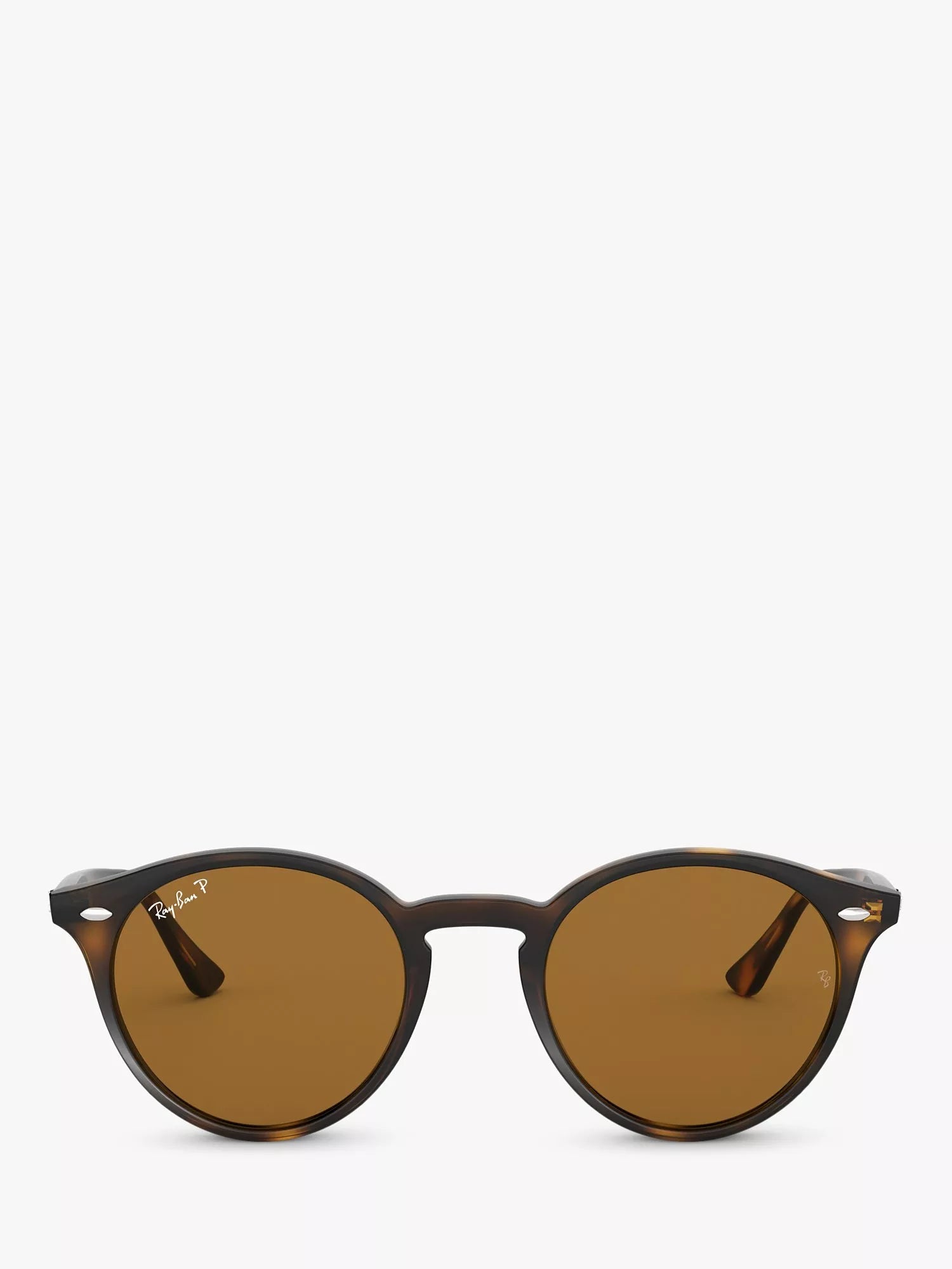 Ray-Ban round sunglasses shiny dark Havana 49mm - British product
