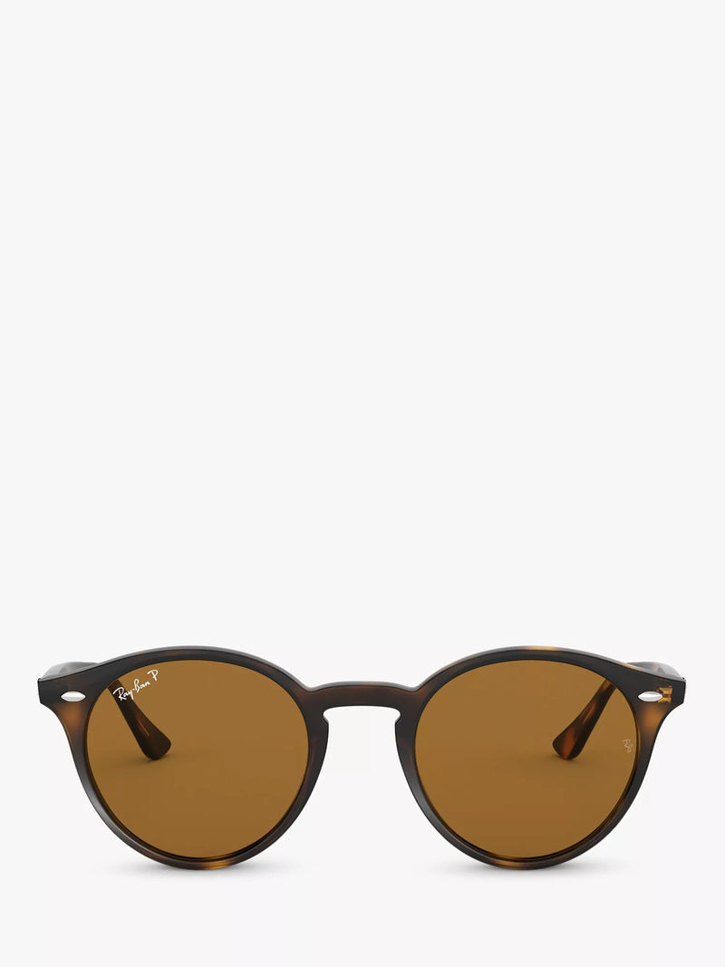 Ray-Ban round sunglasses shiny dark Havana 49mm - British product
