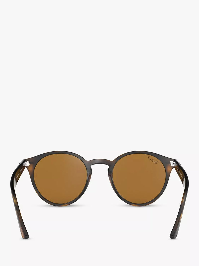 Ray-Ban round sunglasses shiny dark Havana 49mm - British product