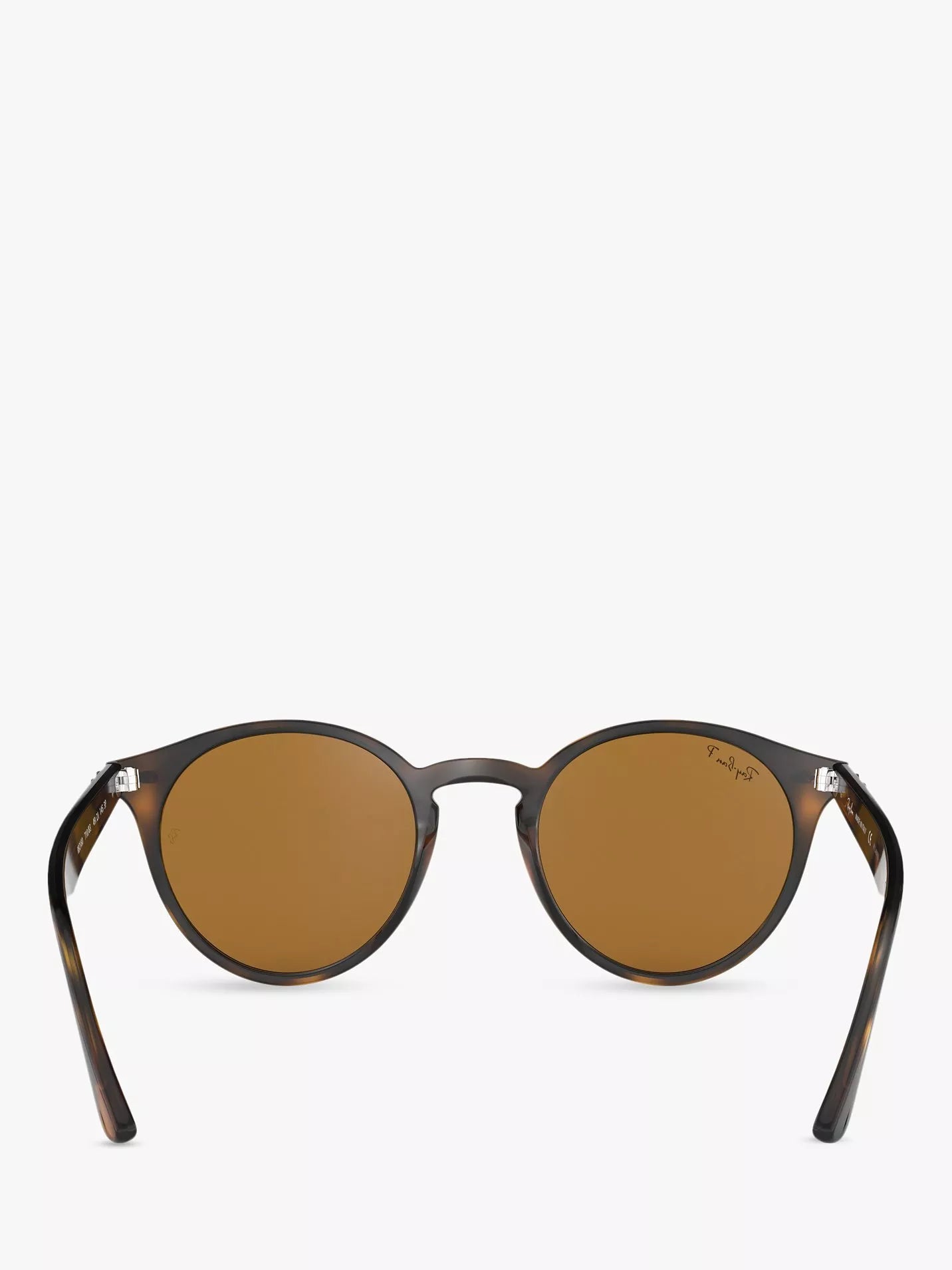 Ray-Ban round sunglasses shiny dark Havana 49mm - British product