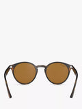 Ray-Ban round sunglasses shiny dark Havana 49mm - British product
