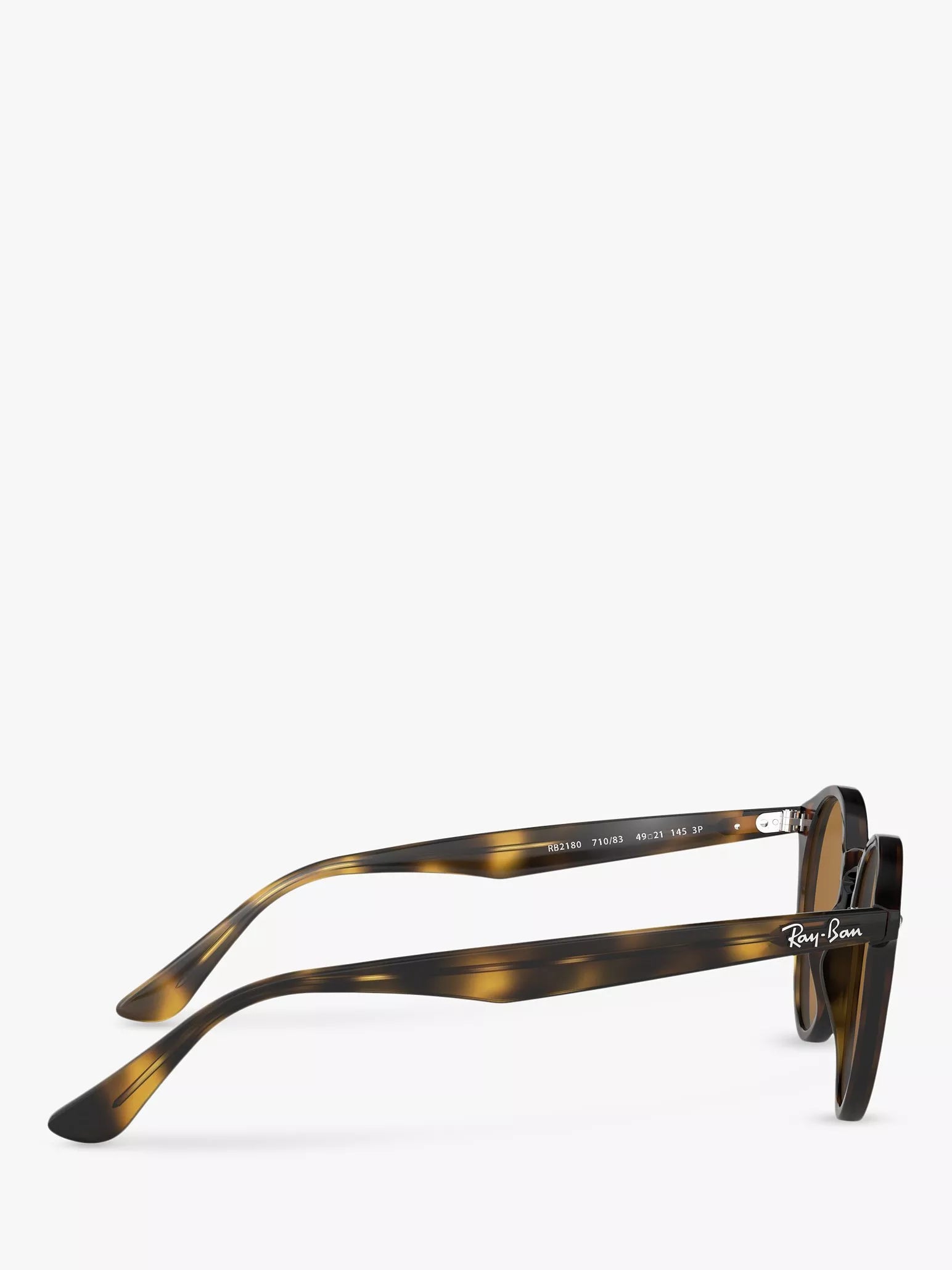 Ray-Ban round sunglasses shiny dark Havana 49mm - British product