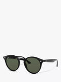 Ray-Ban round sunglasses black grey gradient 49mm - British product
