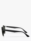 Ray-Ban round sunglasses black grey gradient 49mm - British product