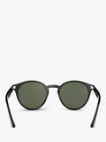 Ray-Ban round sunglasses black grey gradient 49mm - British product