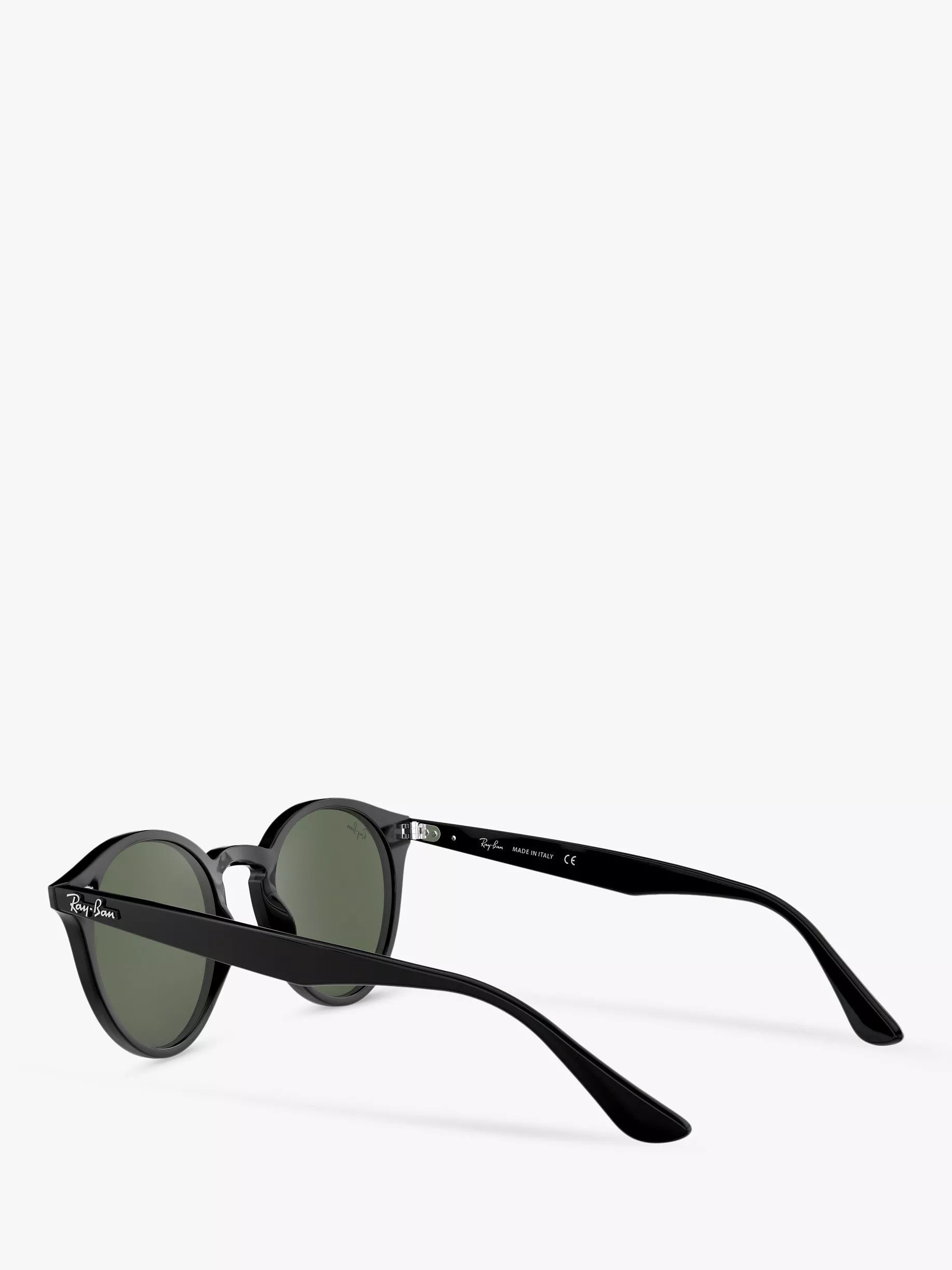Ray-Ban round sunglasses black grey gradient 49mm - British product