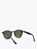 Ray-Ban round sunglasses black grey gradient 49mm - British product