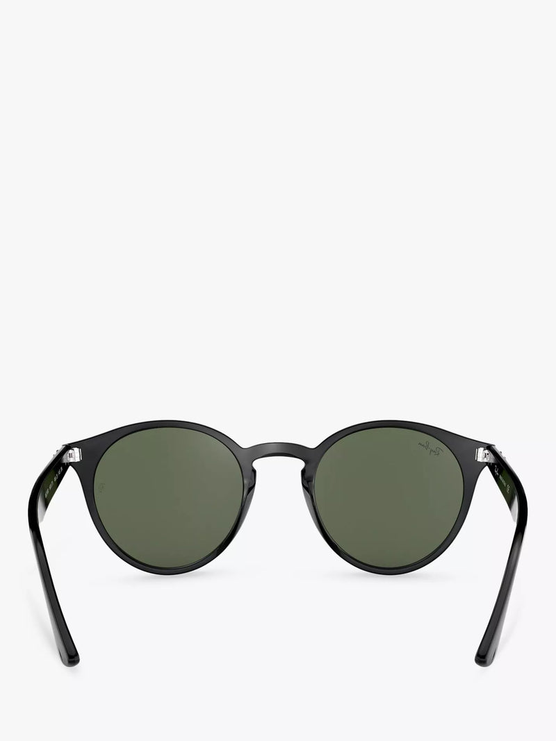 Ray-Ban round sunglasses black grey gradient 49mm - British product
