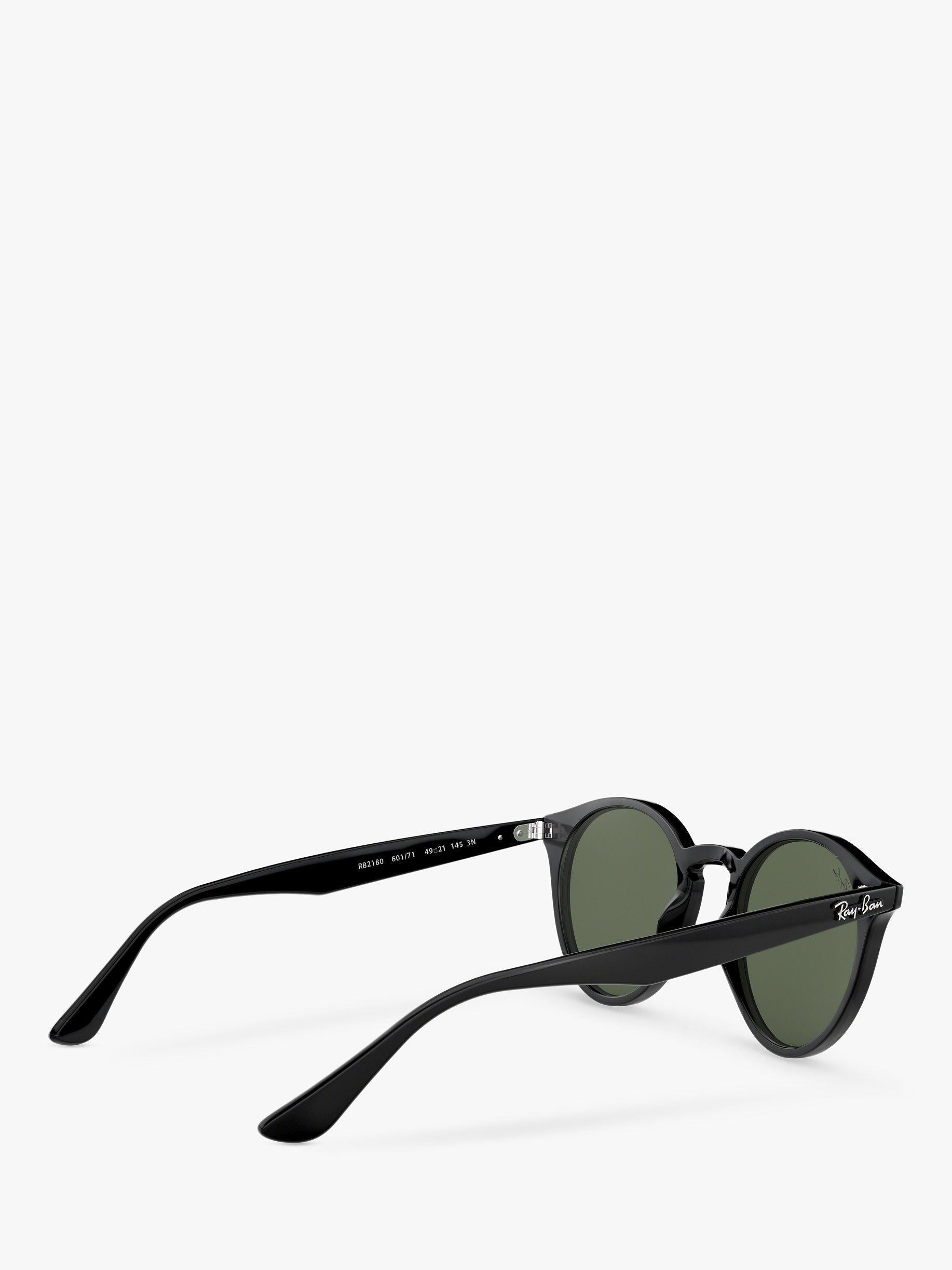 Ray-Ban round sunglasses black grey gradient 49mm - British product