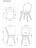 John Lewis Easdale Lloyd Loom dining side chair, imported from the UK