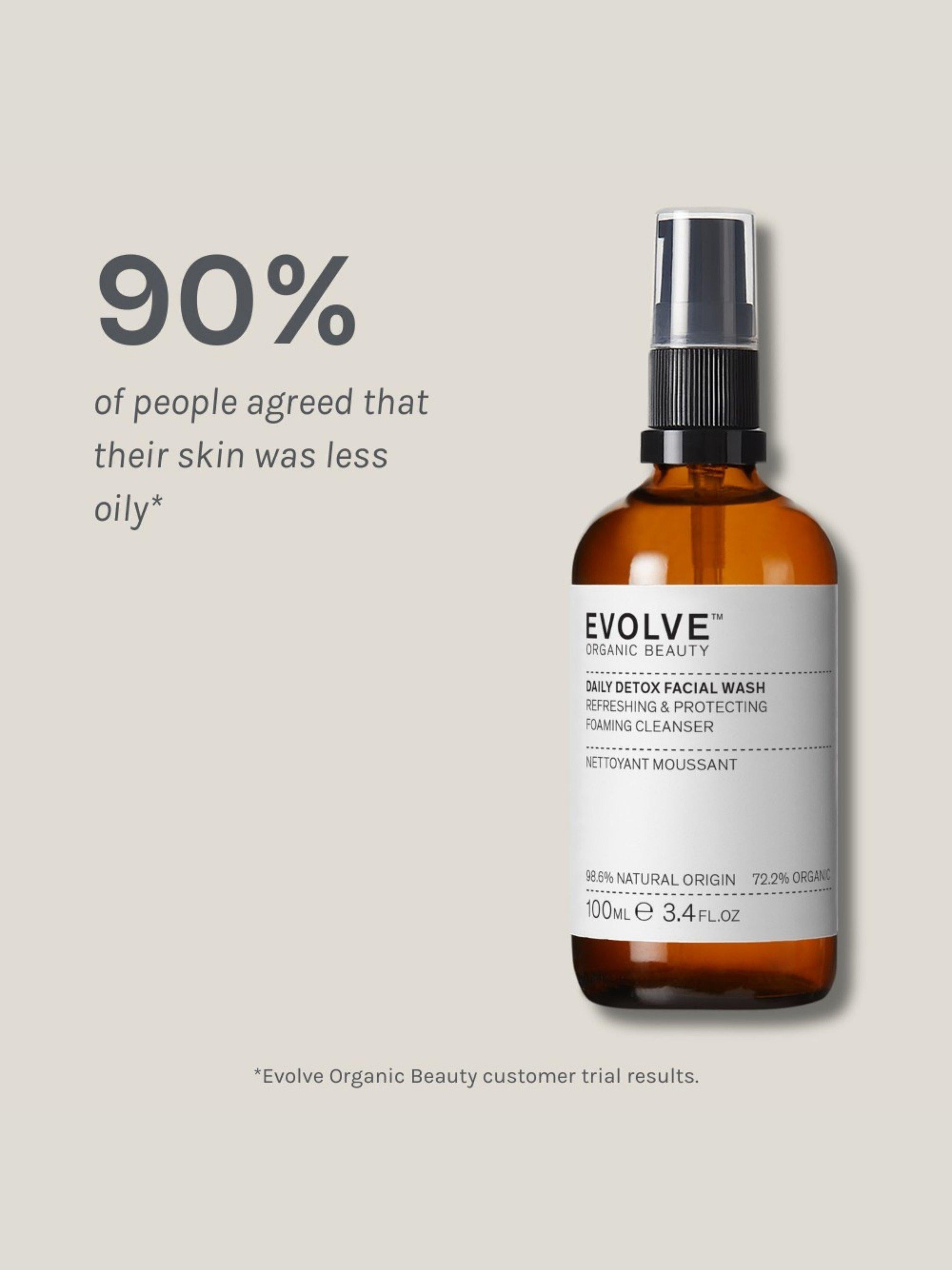 Evolve Organic Beauty Daily Detox Facial Wash 100ml - British product