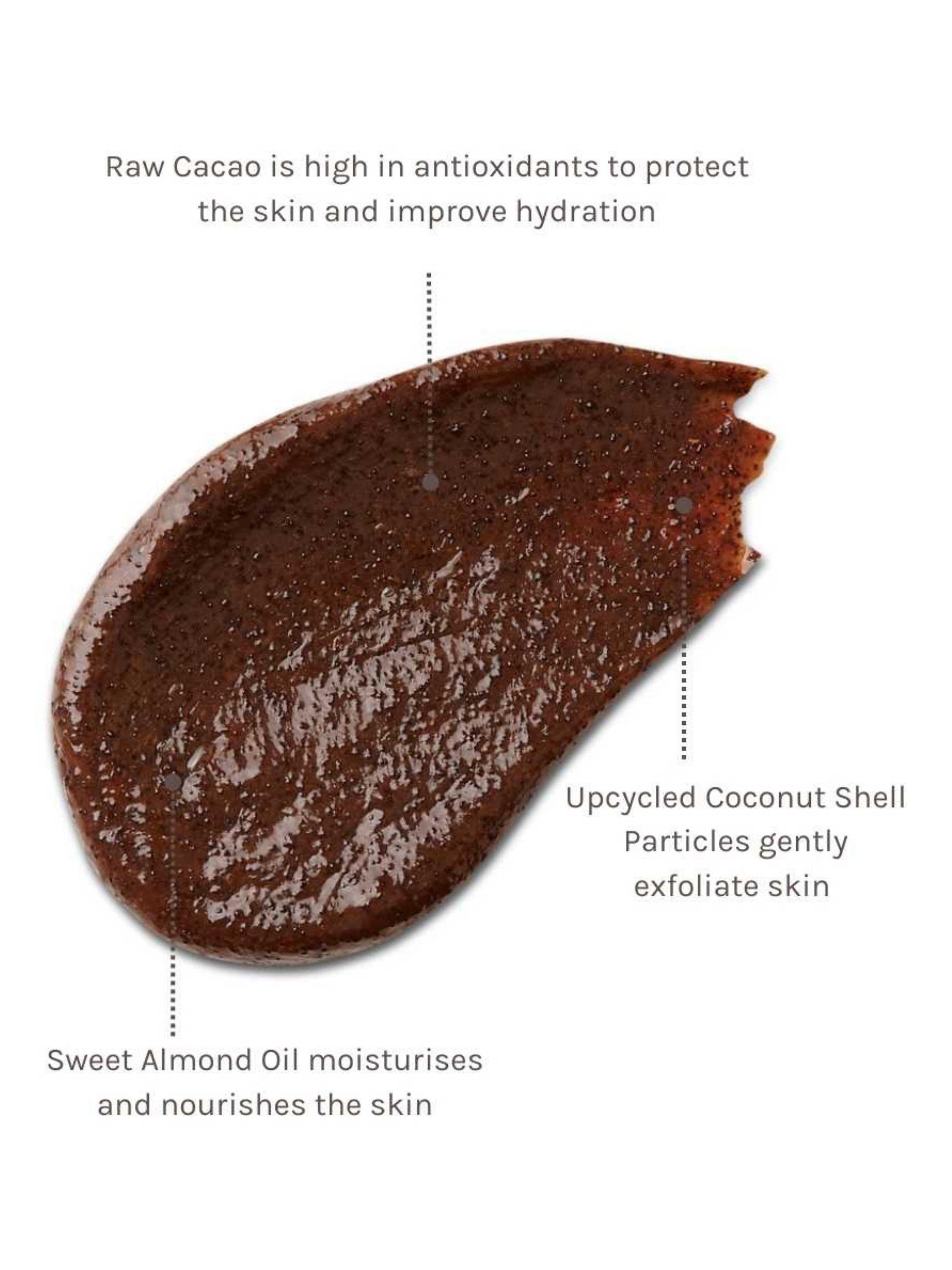 Evolve Organic Beauty Radiant Glow 2-in-1 mask and scrub, 60ml - British product