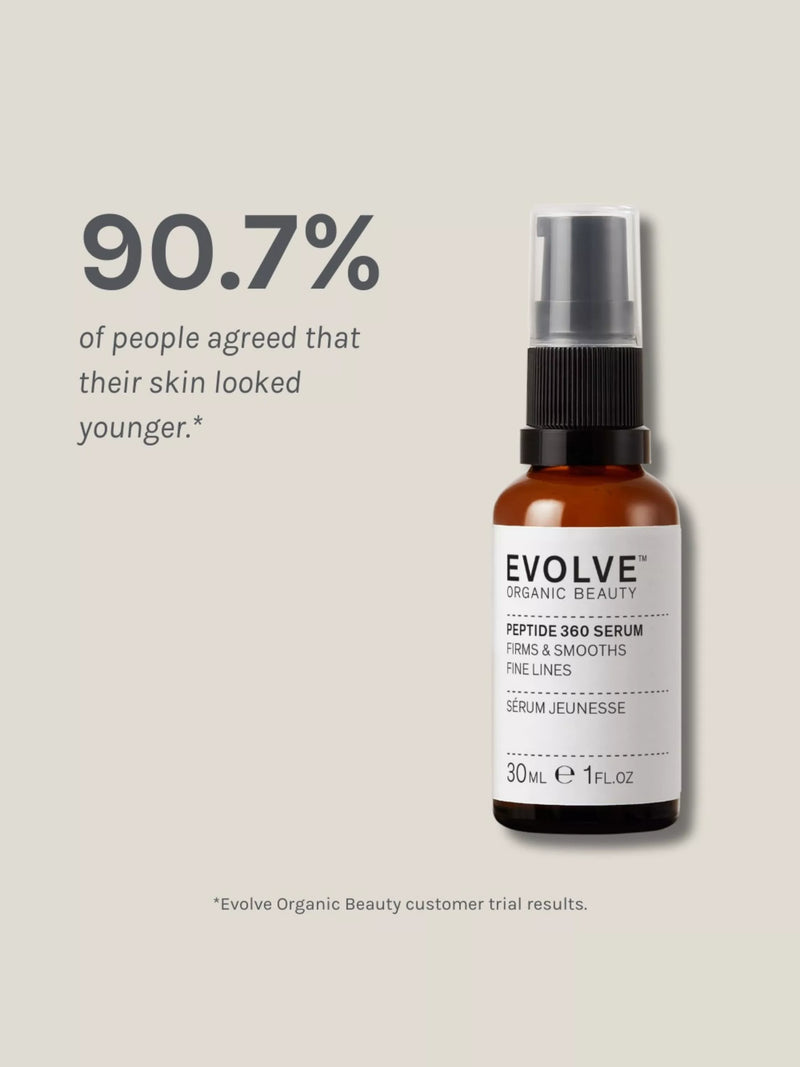 Evolve Organic Beauty Peptide 360 serum 30ml - British product
