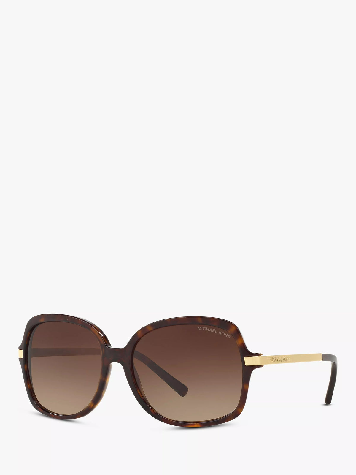 Michael Kors Adrianna II square sunglasses brown frame (British brand)