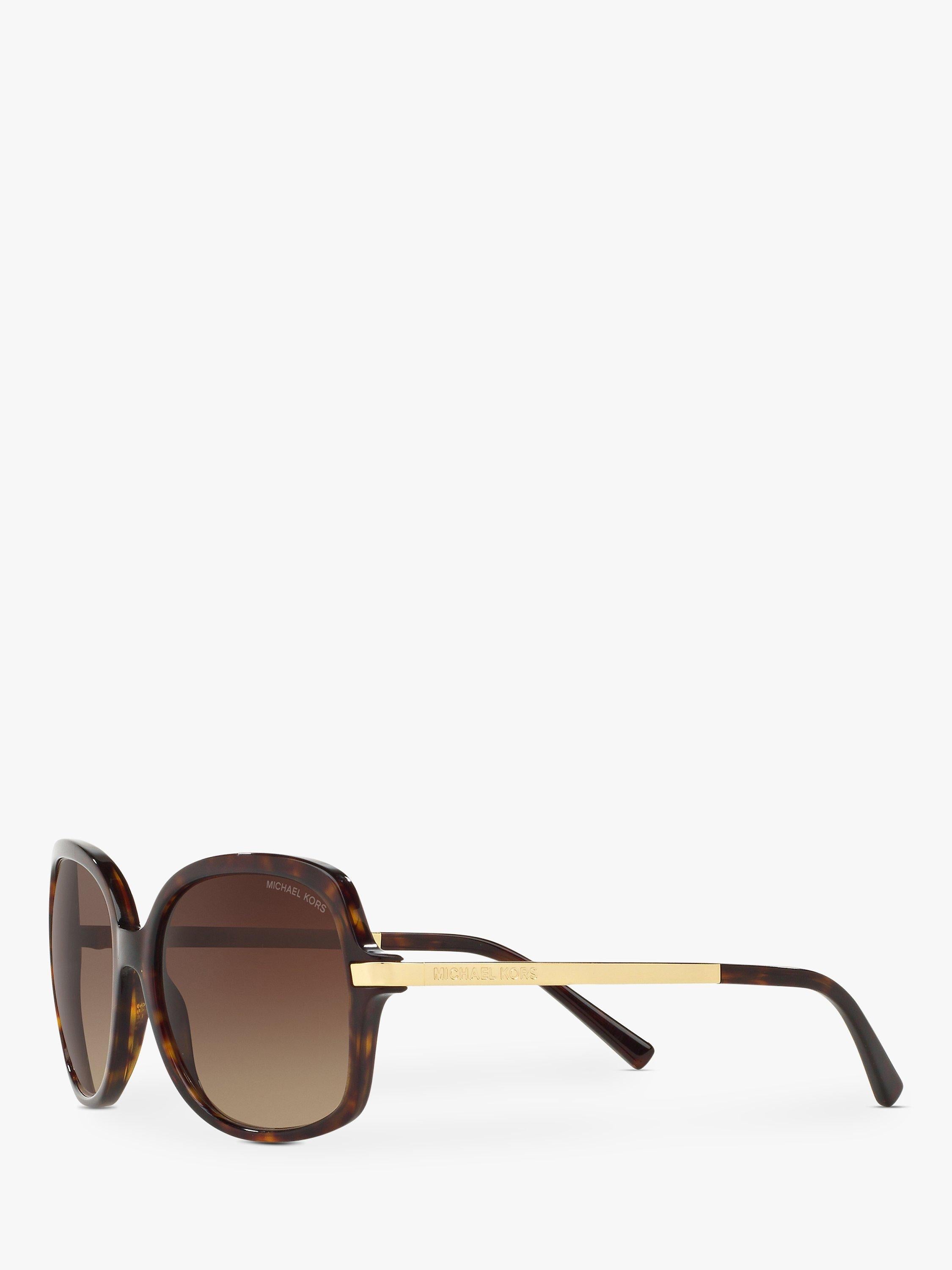 Michael Kors Adrianna II square sunglasses brown frame (British brand)
