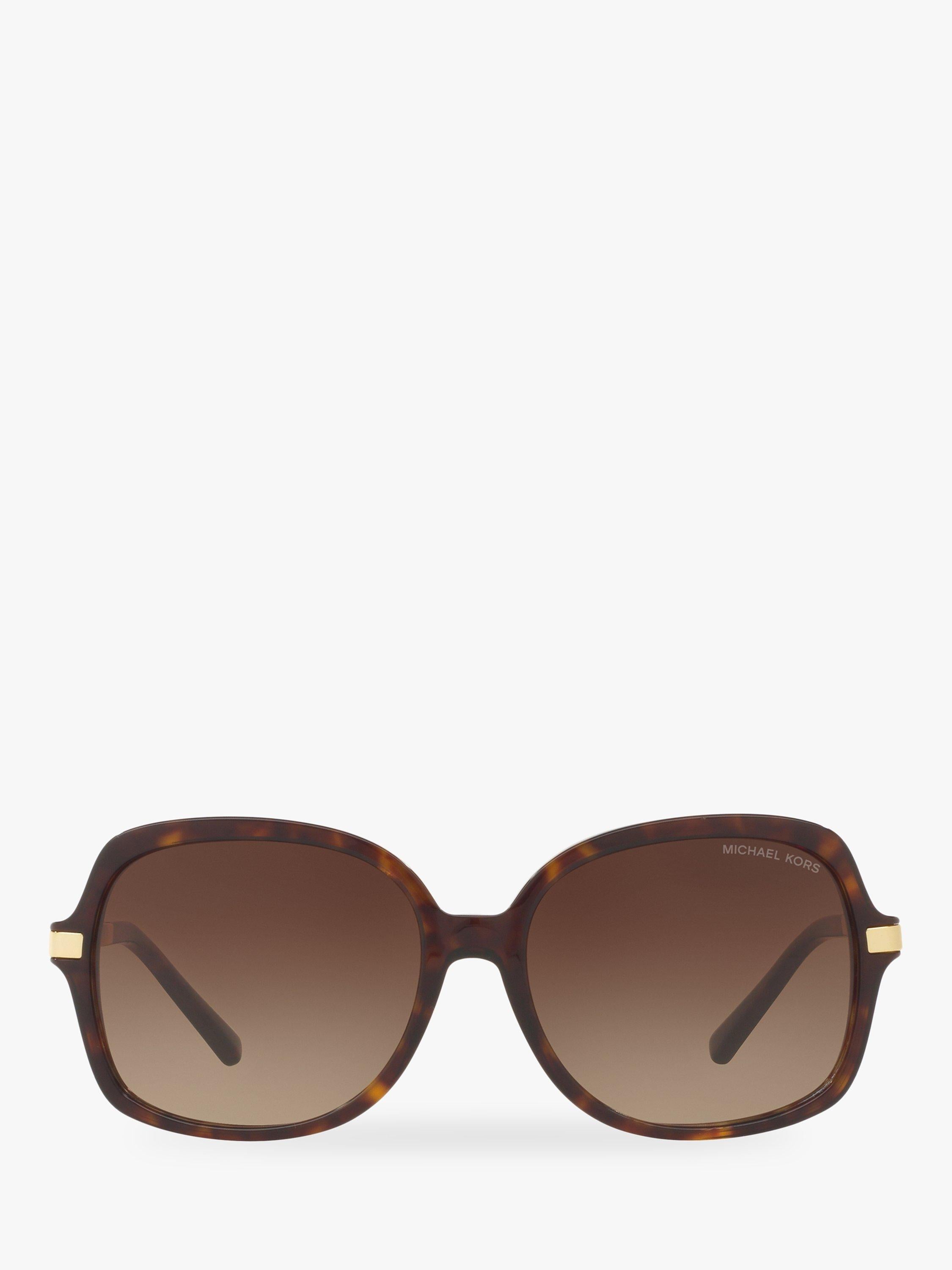 Michael Kors Adrianna II square sunglasses brown frame (British brand)