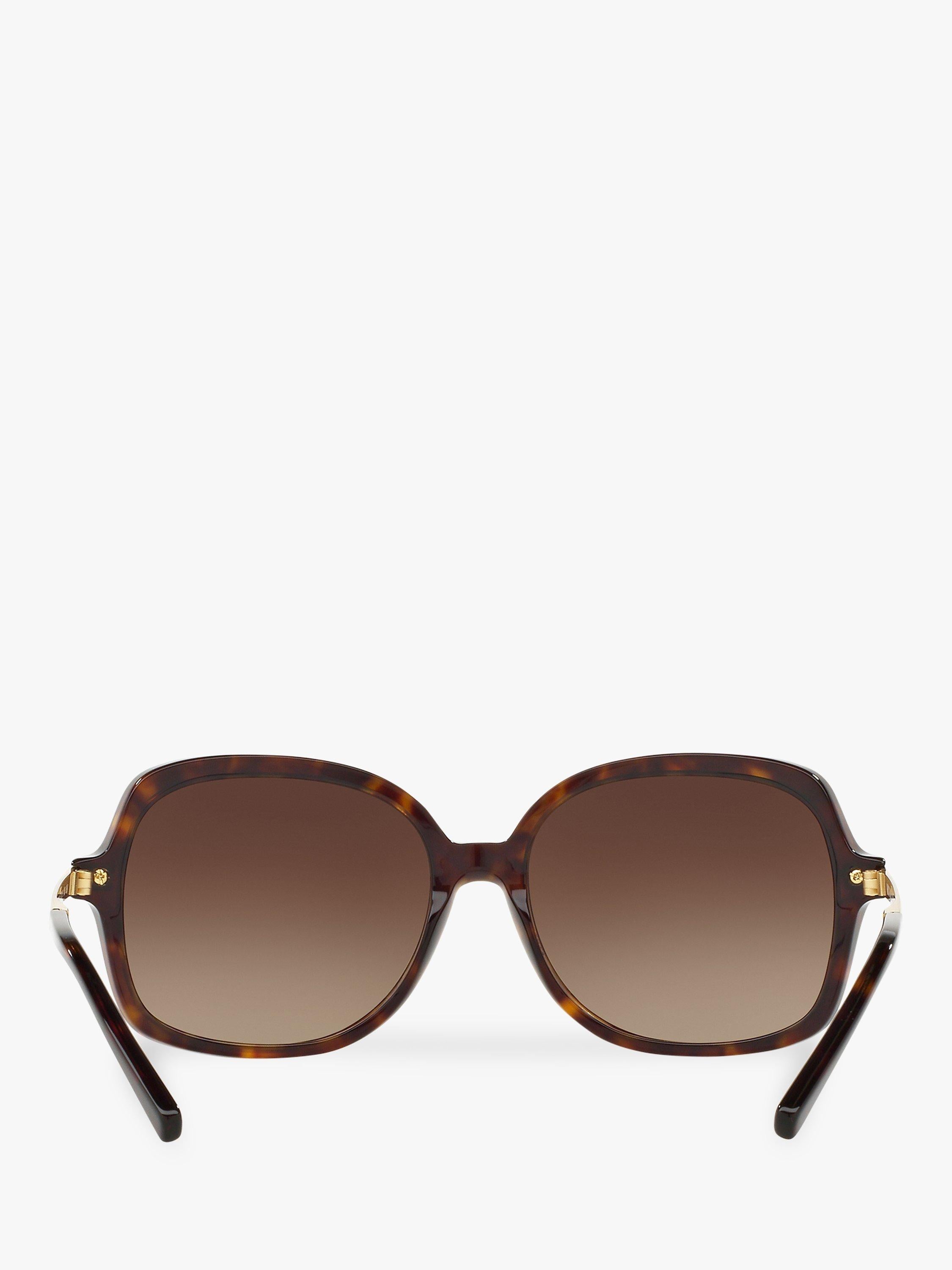 Michael Kors Adrianna II square sunglasses brown frame (British brand)