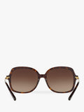 Michael Kors Adrianna II square sunglasses brown frame (British brand)