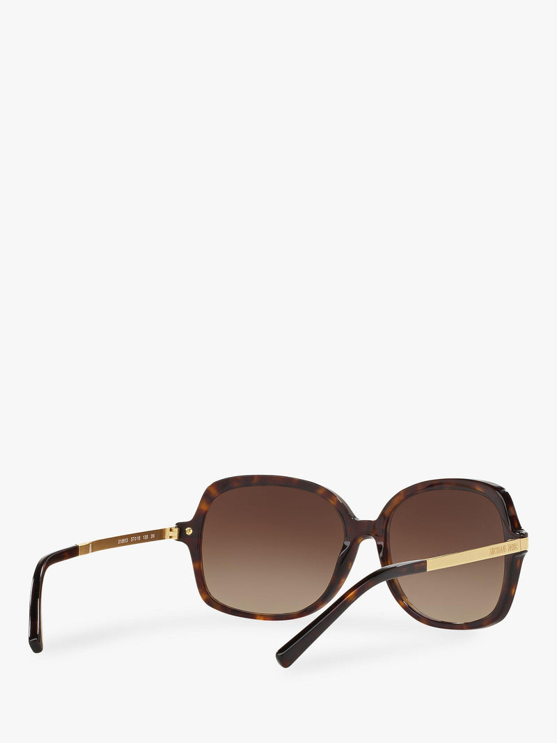 Michael Kors Adrianna II square sunglasses brown frame (British brand)
