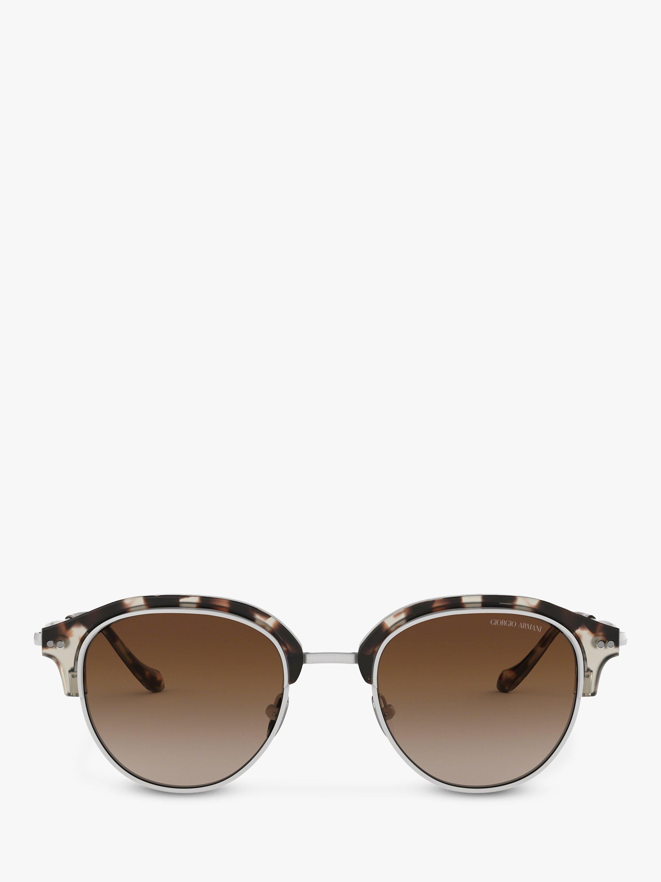 Giorgio Armani oval black frame sunglasses 50mm, imported from the UK