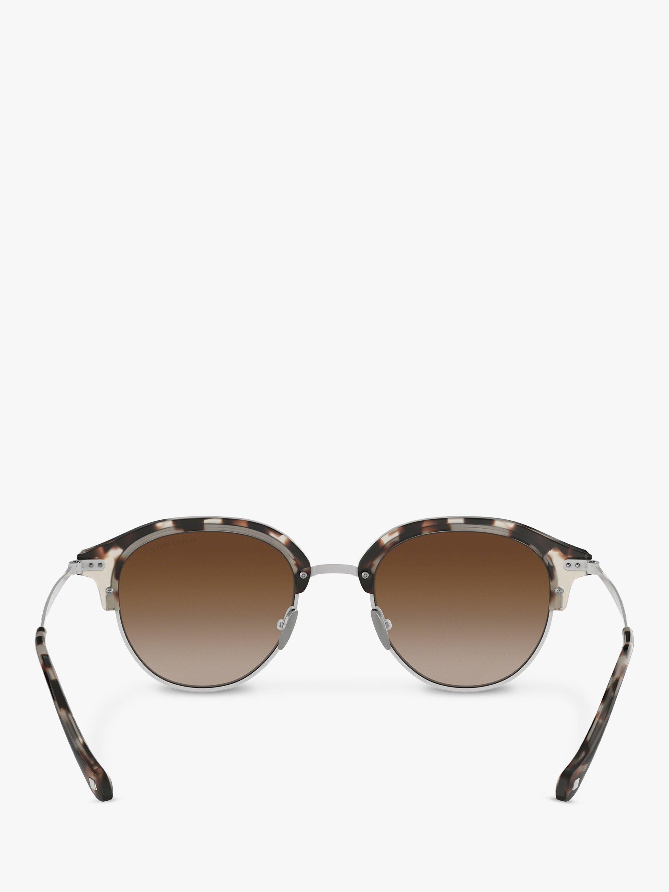 Giorgio Armani oval black frame sunglasses 50mm, imported from the UK