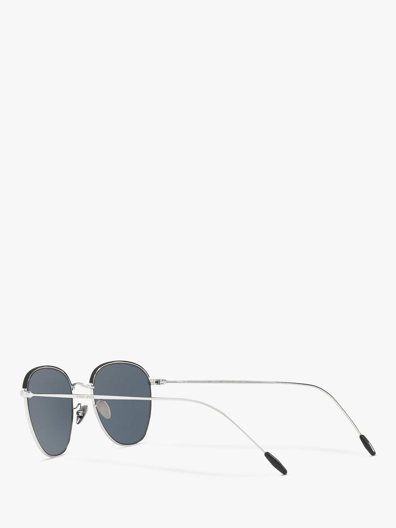 Giorgio Armani oval sunglasses black frame 51mm lens, imported from the UK