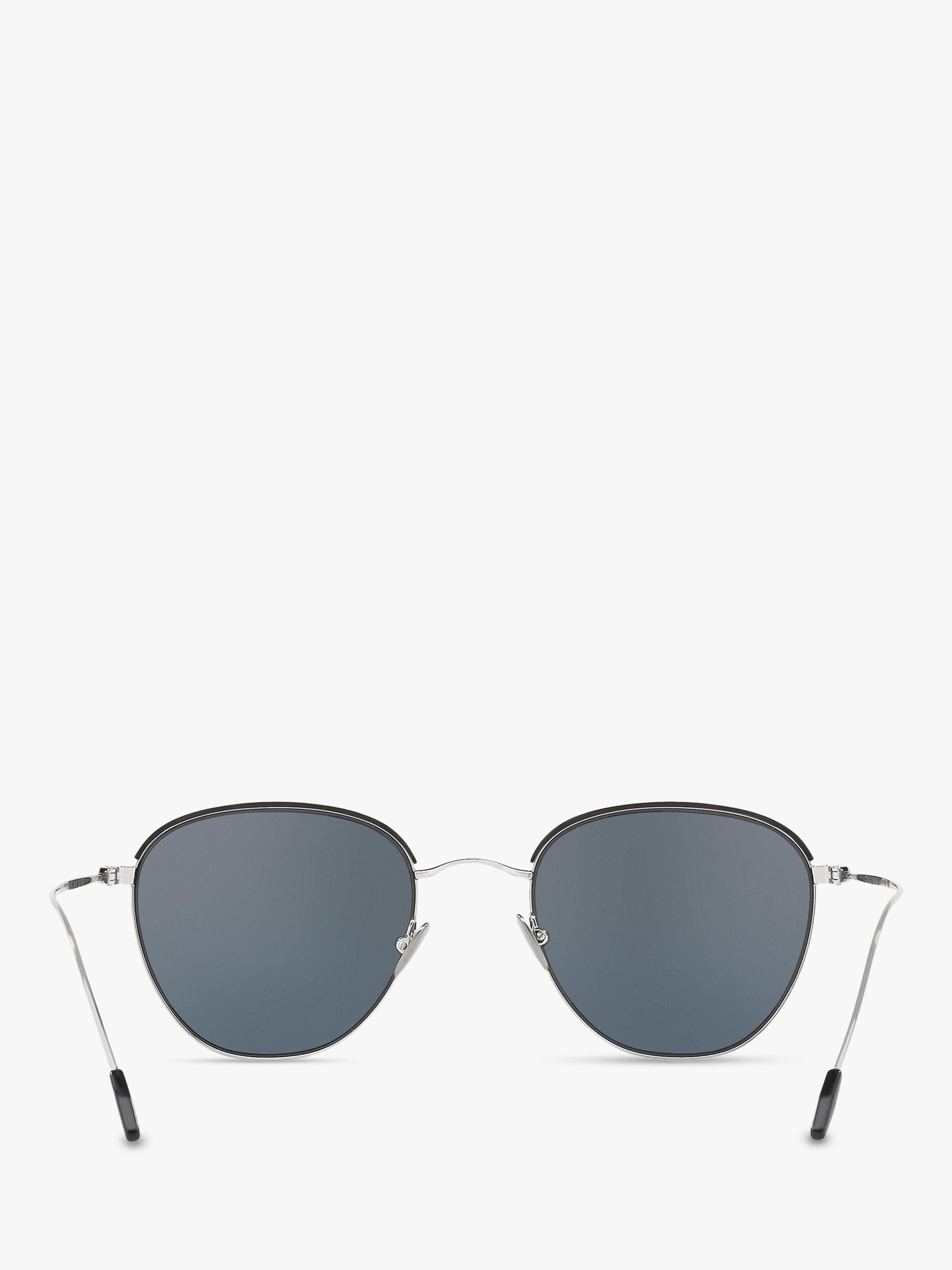 Giorgio Armani oval sunglasses black frame 51mm lens, imported from the UK