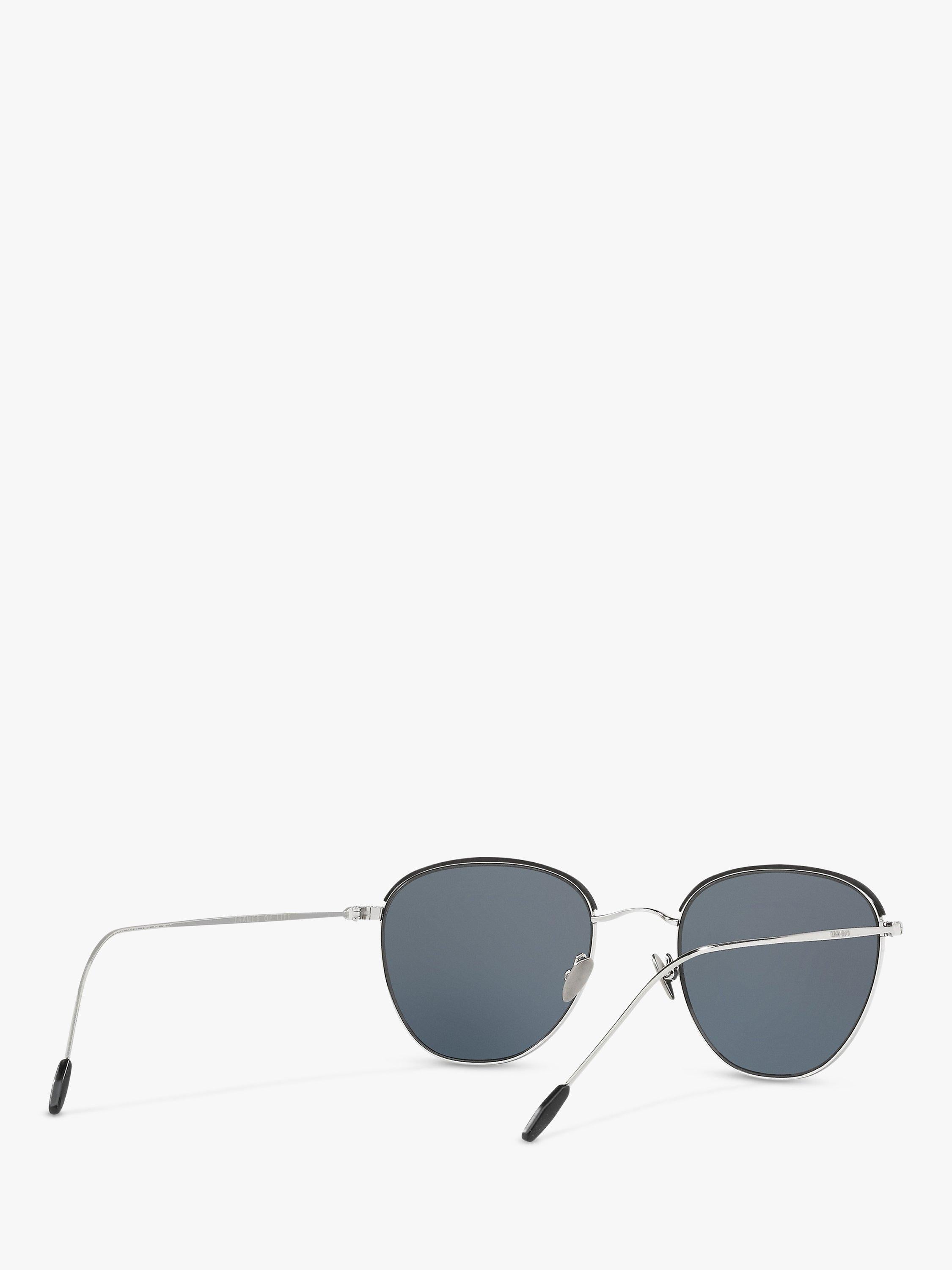 Giorgio Armani oval sunglasses black frame 51mm lens, imported from the UK
