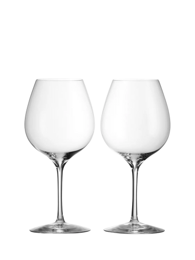 John Lewis Waterford Elegance Merlot Wine Crystal Glasses, 660ml, Set of 2- Buy online at McGrocer