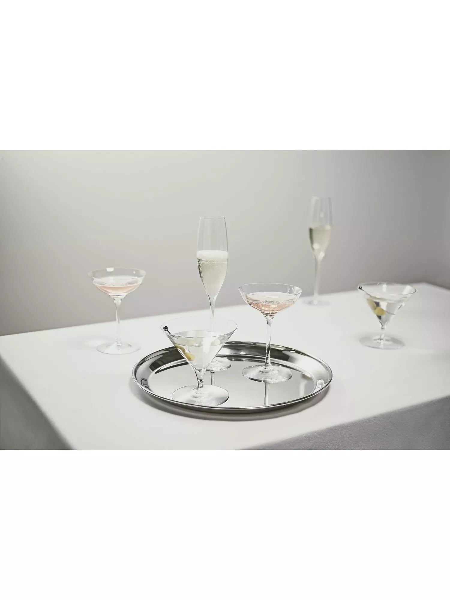 Waterford Elegance crystal coupe champagne glasses set of 2 (British brand)