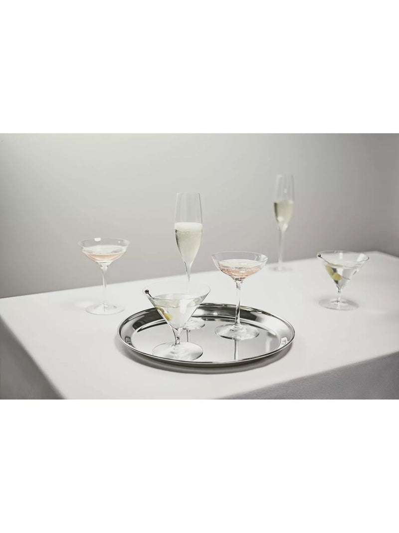Waterford Elegance crystal coupe champagne glasses set of 2 (British brand)