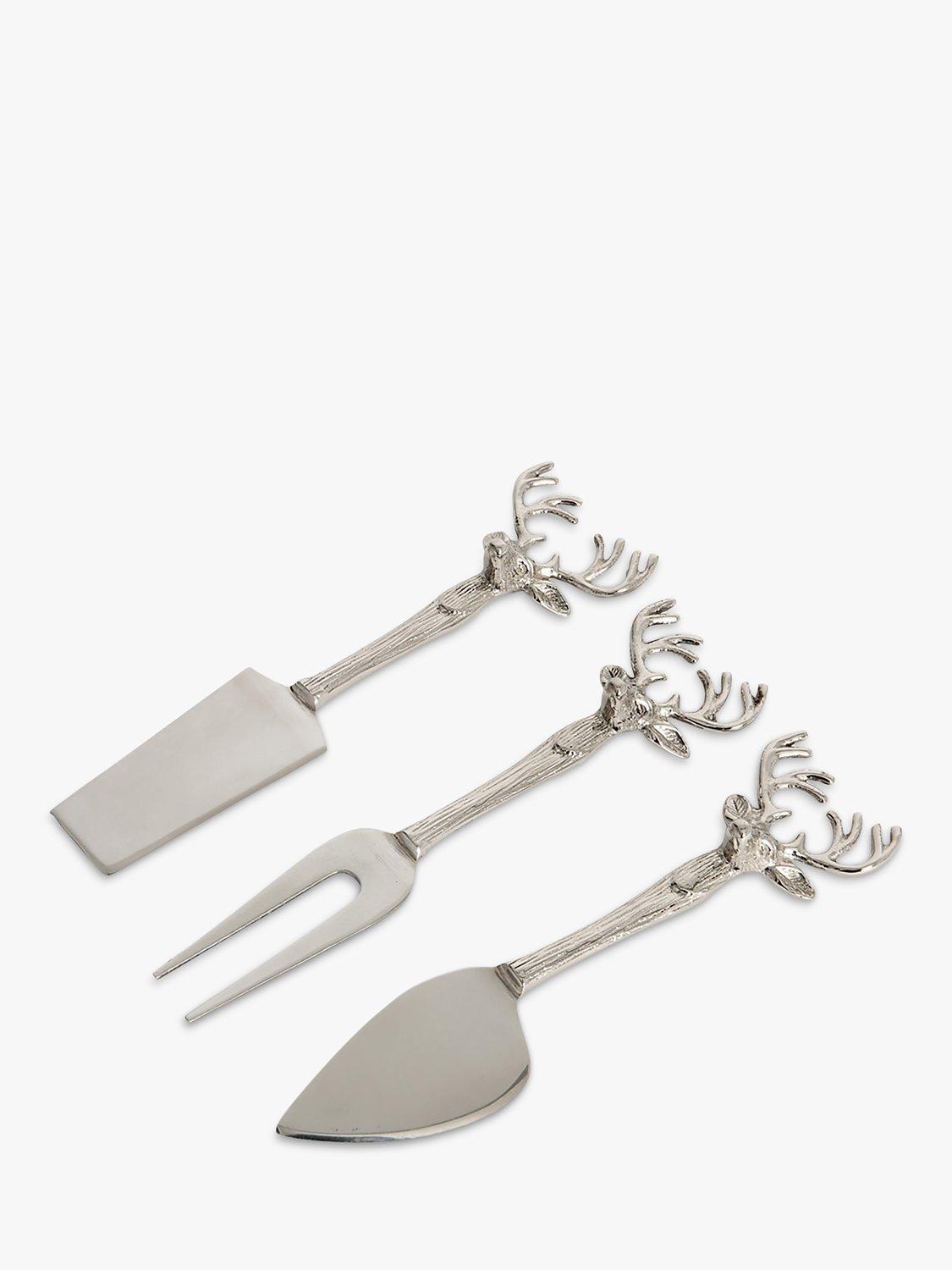 Culinary Concepts stag cheese knives 3 piece set - British product