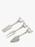 Culinary Concepts stag cheese knives 3 piece set - British product