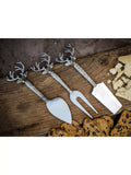Culinary Concepts stag cheese knives 3 piece set - British product