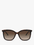 Michael Kors Zermatt square sunglasses gradient lens, UK version