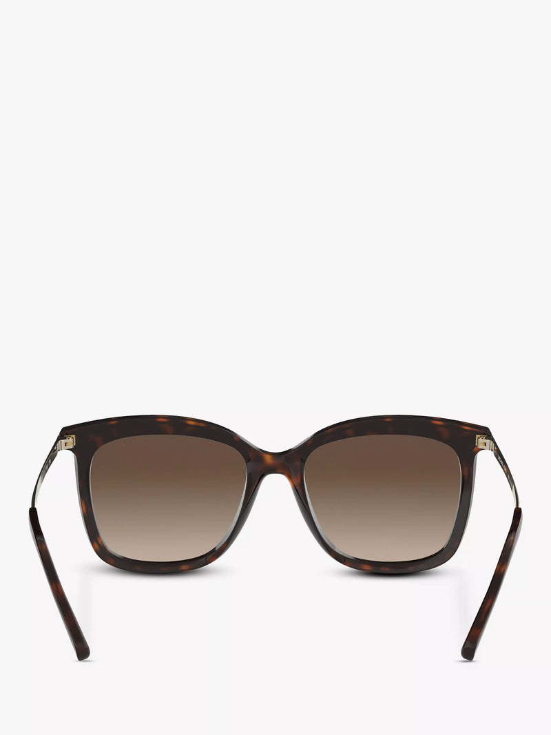 Michael Kors Zermatt square sunglasses gradient lens, UK version